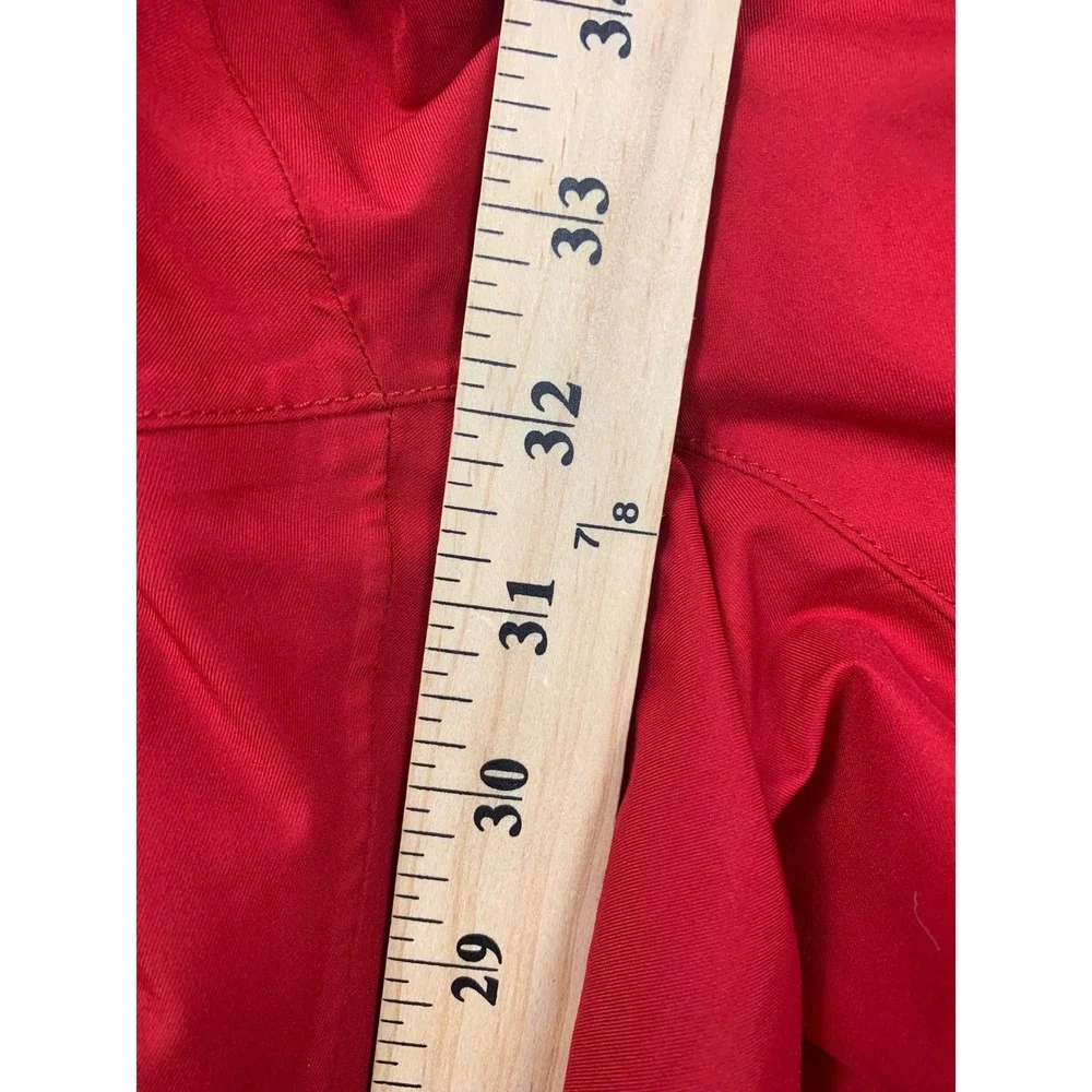 Nils Ski Suit Womens 8 Red One Piece Hooded Thermore Insulated Snow Suit